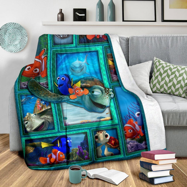 Funny Finding Nemo Fleece Blanket Gift Idea 3 - PerfectIvy