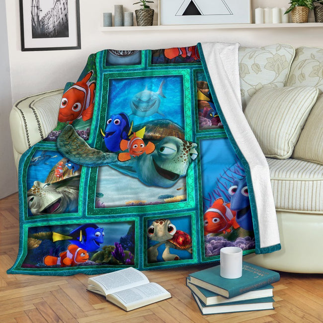 Funny Finding Nemo Fleece Blanket Gift Idea 1 - PerfectIvy
