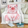 Funny Pig Fleece Blanket Gift For Pig Lover 1 - PerfectIvy