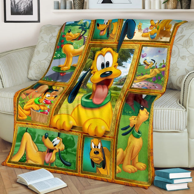 Funny Pluto Fleece Blanket Gift Idea 2 - PerfectIvy