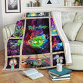 Funny Rick And Morty Fleece Blanket Gift For Fan 3 - PerfectIvy