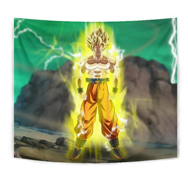 Goku Super Saiyan Tapestry For Dragon Ball Fan Gift 1 - PerfectIvy