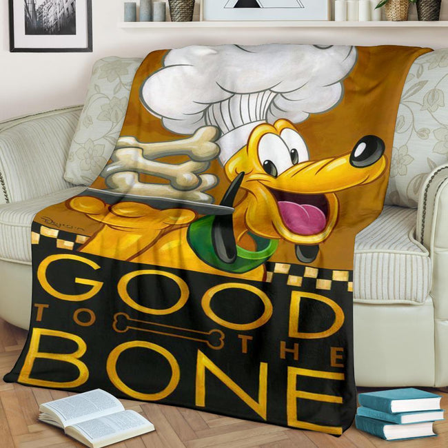 Good The Bone Pluto Fleece Blanket For Bedding Decor 2 - PerfectIvy