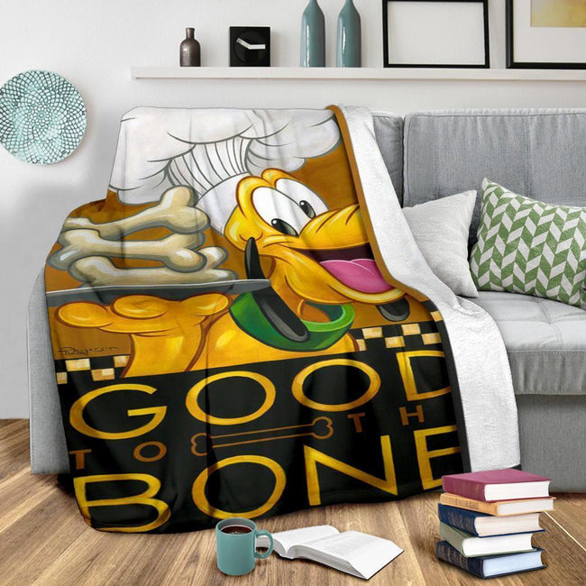 Good The Bone Pluto Fleece Blanket For Bedding Decor 3 - PerfectIvy
