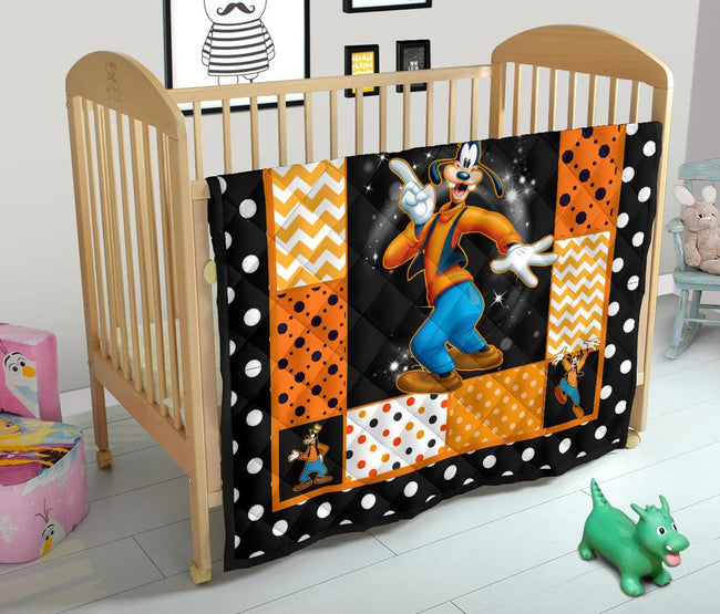 Goofy Quilt Blanket Cute Cartoon Fan Gift Idea 12 - PerfectIvy