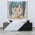 Graphic Art Bulma Tapestry For Dragon Ball Fan Gift Idea 2 - PerfectIvy