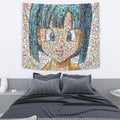 Graphic Art Bulma Tapestry For Dragon Ball Fan Gift Idea 3 - PerfectIvy