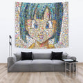 Graphic Art Bulma Tapestry For Dragon Ball Fan Gift Idea 4 - PerfectIvy