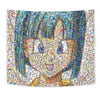 Graphic Art Bulma Tapestry For Dragon Ball Fan Gift Idea 1 - PerfectIvy