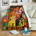 Hakuna Matata Lion King Fleece Blanket Fan Gift Idea 2 - PerfectIvy