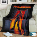 Halloween Michael Myers Fleece Blanket For Bedding Decor 2 - PerfectIvy