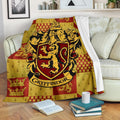 Harry Potter Gryffindor Fleece Blanket House Badge Fan Gift 2 - PerfectIvy