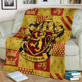Harry Potter Gryffindor Fleece Blanket House Badge Fan Gift 3 - PerfectIvy
