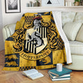 Harry Potter Hufflepuff Fleece Blanket House Badge Fan Gift 2 - PerfectIvy
