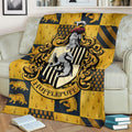 Harry Potter Hufflepuff Fleece Blanket House Badge Fan Gift 3 - PerfectIvy