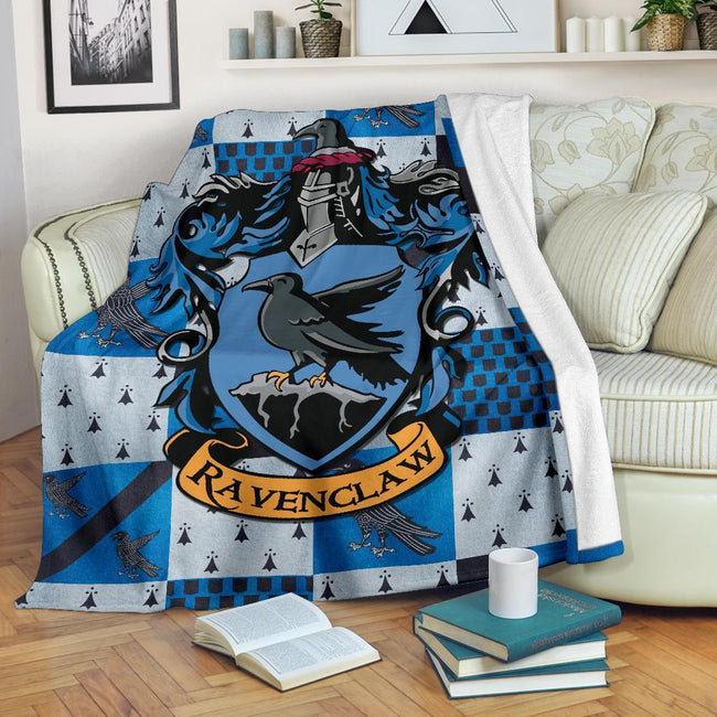 Harry Potter Ravenclaw Fleece Blanket House Badge Fan Gift 2 - PerfectIvy