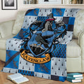 Harry Potter Ravenclaw Fleece Blanket House Badge Fan Gift 3 - PerfectIvy