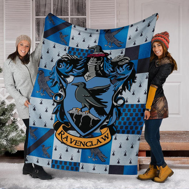 Harry Potter Ravenclaw Fleece Blanket House Badge Fan Gift 6 - PerfectIvy