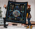 Harry Potter Blanket Custom Stain Glass Quilt Style For Fan 2 - PerfectIvy