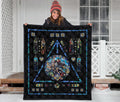 Harry Potter Blanket Custom Stain Glass Quilt Style For Fan 3 - PerfectIvy