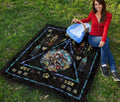 Harry Potter Blanket Custom Stain Glass Quilt Style For Fan 6 - PerfectIvy