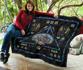 Harry Potter Blanket Custom Stain Glass Quilt Style For Fan 7 - PerfectIvy