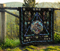 Harry Potter Blanket Custom Stain Glass Quilt Style For Fan 8 - PerfectIvy