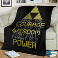 Have The Courage To Seek The Wisdom Blanket Legend Of Zelda 2 - PerfectIvy
