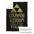 Have The Courage To Seek The Wisdom Blanket Legend Of Zelda 4 - PerfectIvy