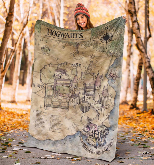 Harry Potter™ Hogwarts™ Map Comforter & Shams