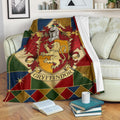 House Badge Gryffindor Fleece Blanket Harry Potter Bedding Decor 2 - PerfectIvy