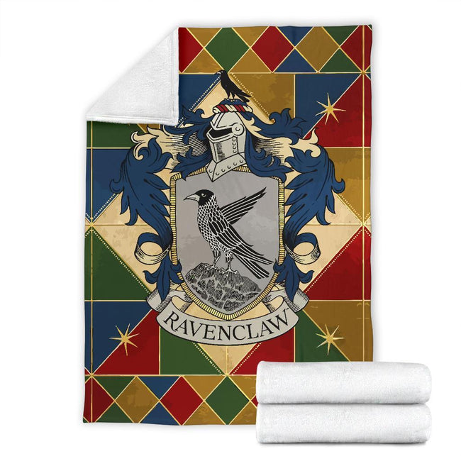 House Badge Ravenclaw Fleece Blanket For Harry Potter Bedding Decor 4 - PerfectIvy