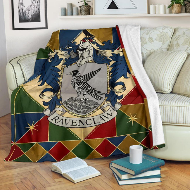 House Badge Ravenclaw Fleece Blanket For Harry Potter Bedding Decor 1 - PerfectIvy