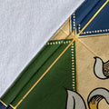 House Hufflepuff Badge Fleece Blanket For Harry Potter Bedding Decor 5 - PerfectIvy