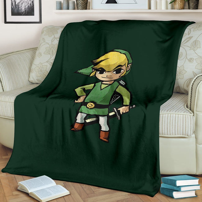 Hyrule Warriors Fleece Blanket Legend Of Zelda Bedding Decor 2 - PerfectIvy