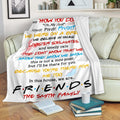In This House We're Friends Fleece Blanket Funny Gift Idea 2 - PerfectIvy