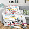 In This House We're Friends Fleece Blanket Funny Gift Idea 1 - PerfectIvy