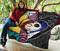 Jack & Sally Love Quilt Blanket Half Face Mixed Gift Idea 7 - PerfectIvy