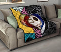 Jack & Sally Love Quilt Blanket Half Face Mixed Gift Idea 9 - PerfectIvy