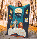 Lady And The Tramp Fleece Blanket For Bedding Decor 4 - PerfectIvy