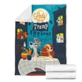 Lady And The Tramp Fleece Blanket For Bedding Decor 7 - PerfectIvy