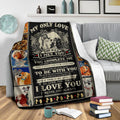 Lady And The Tramp Fleece Blanket My Only Love The Day I Met You 4 - PerfectIvy