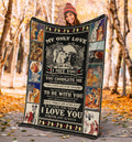 Lady And The Tramp Fleece Blanket My Only Love The Day I Met You 5 - PerfectIvy