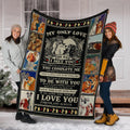 Lady And The Tramp Fleece Blanket My Only Love The Day I Met You 6 - PerfectIvy
