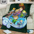 Legend Of Zelda Characters Fleece Blanket Fan Gift Idea 2 - PerfectIvy