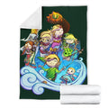 Legend Of Zelda Characters Fleece Blanket Fan Gift Idea 4 - PerfectIvy