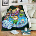 Legend Of Zelda Characters Fleece Blanket Fan Gift Idea 1 - PerfectIvy