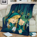 Legend Of Zelda Fleece Blanket Chibi Style Bedding Decor Gift 2 - PerfectIvy
