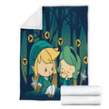 Legend Of Zelda Fleece Blanket Chibi Style Bedding Decor Gift 4 - PerfectIvy