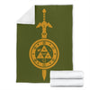 Legend Of Zelda Fleece Blanket Sword And Shield 1 - PerfectIvy